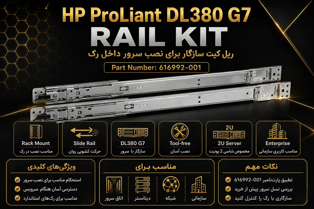 خرید ریل کیت سرور HP ProLiant DL380 G7