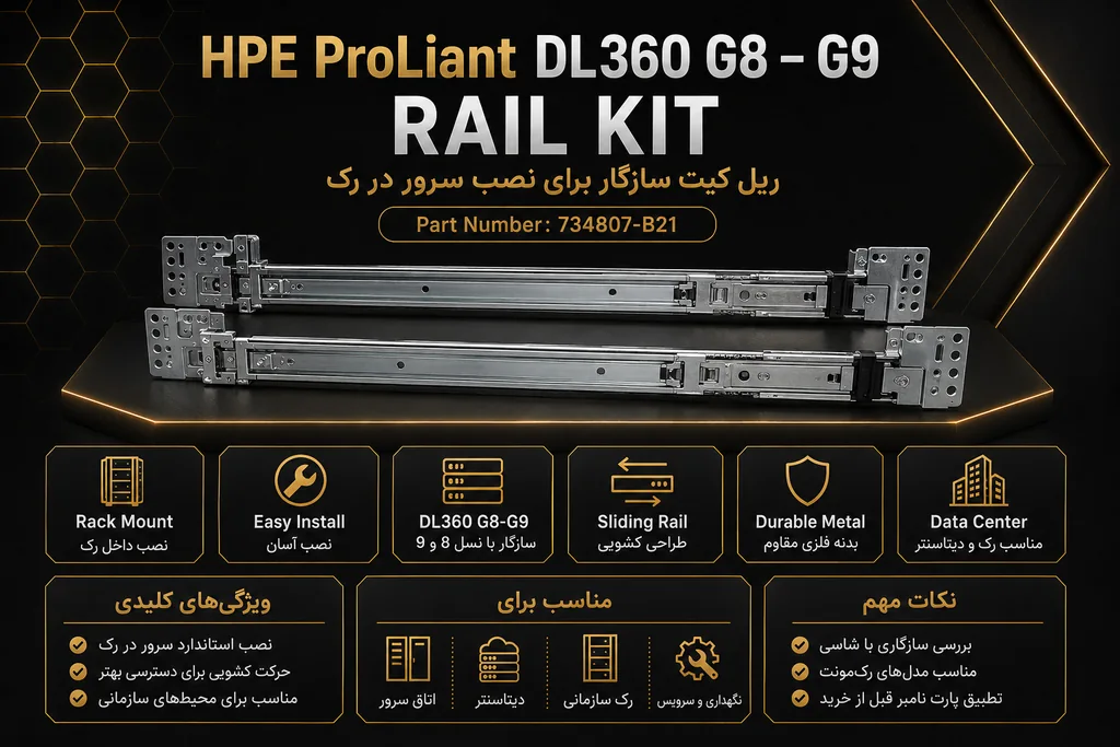 خرید ریل کیت سرور HP ProLiant DL360 G8 – G9