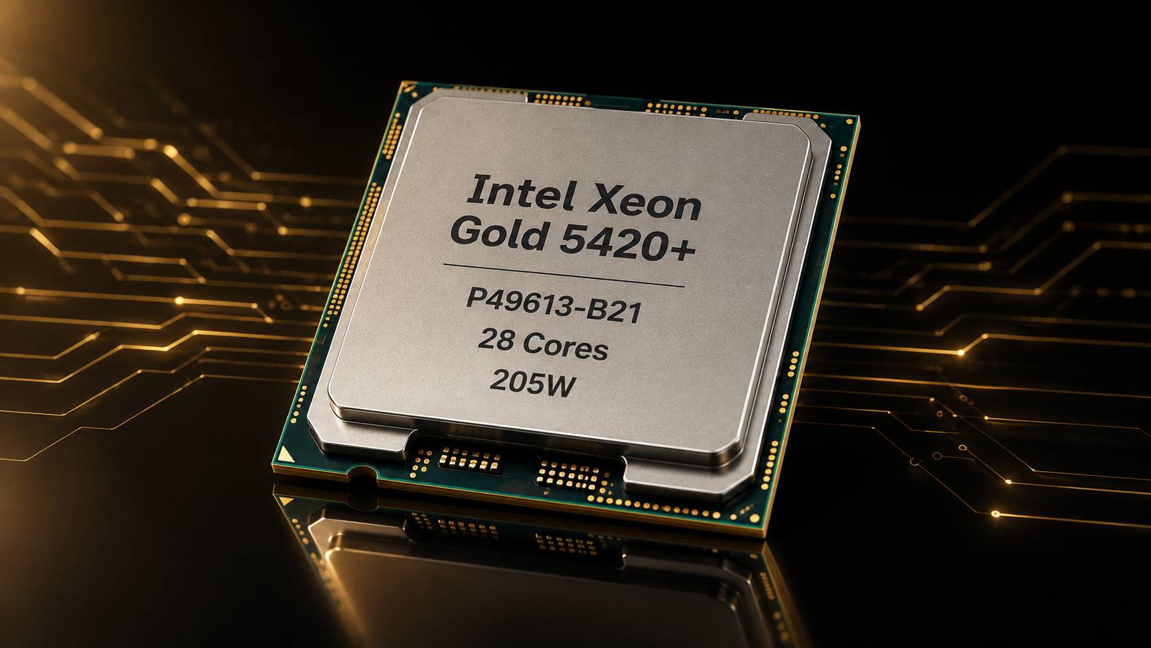 سی پی یو سرور HPE Intel Xeon Gold 5420+ 2.0GHz 28core 205W