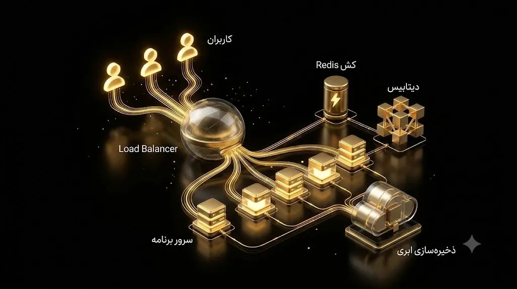 معماری مقیاس پذیری سرور