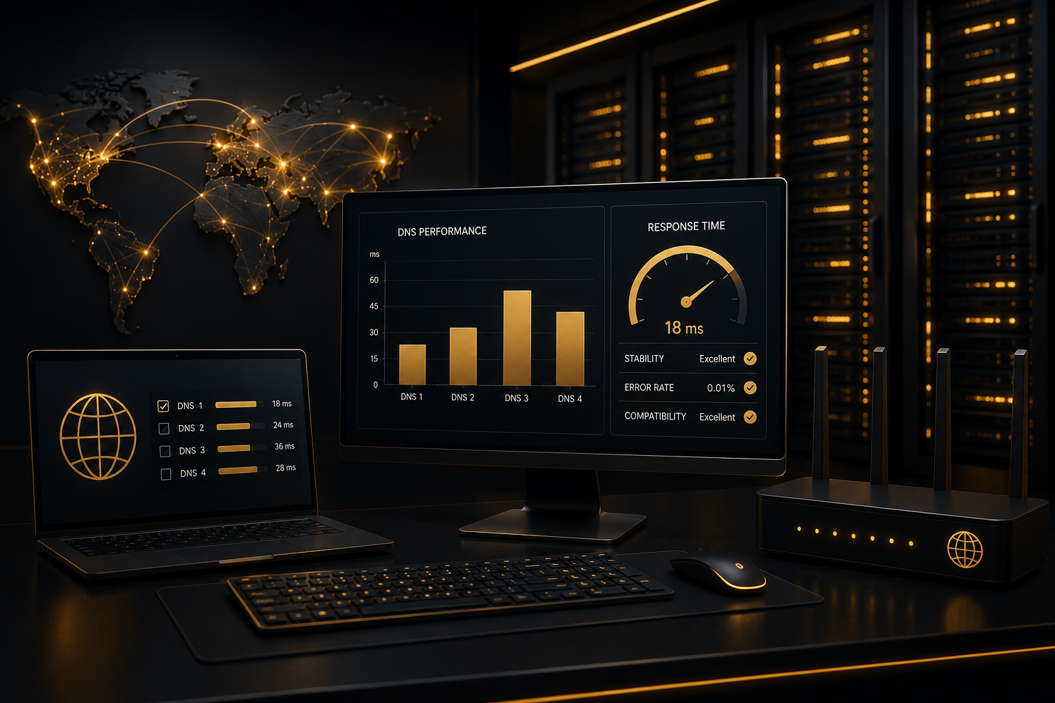 چطور DNS مناسب را تست کنیم؟