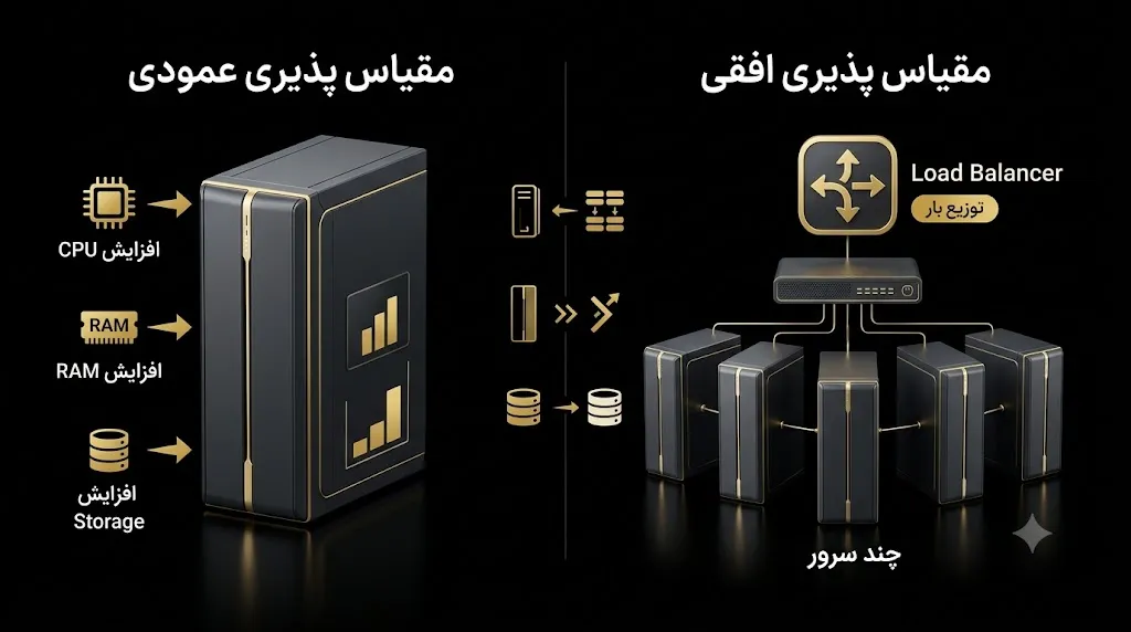 انواع مقیاس پذیری سرور