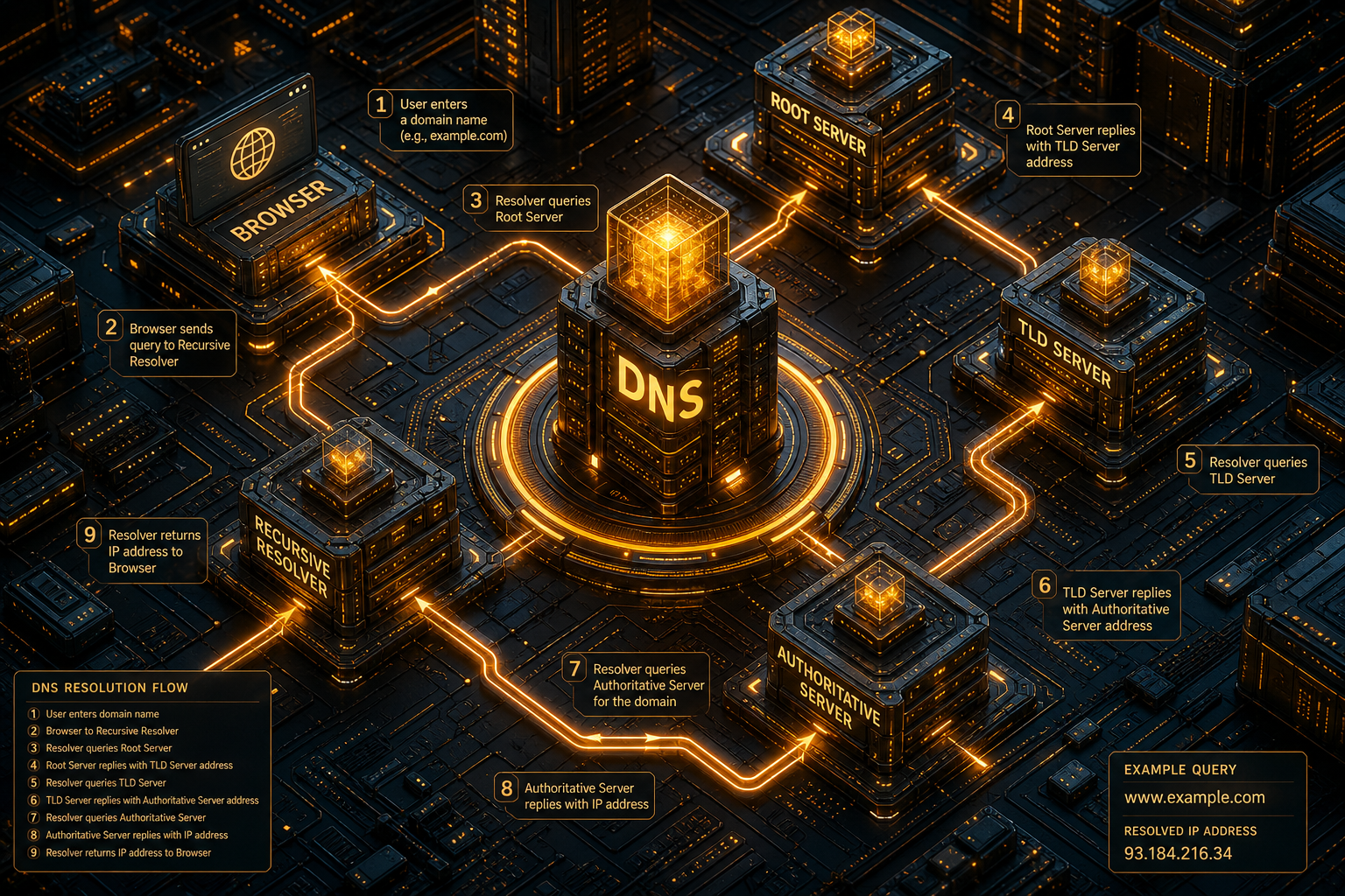سرور DNS