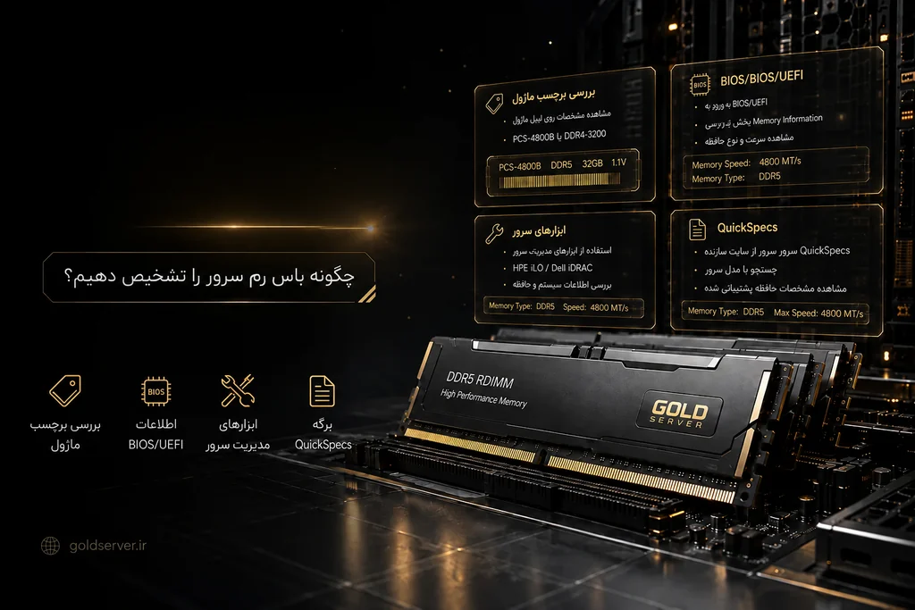 چگونه باس رم سرور را تشخیص دهیم؟