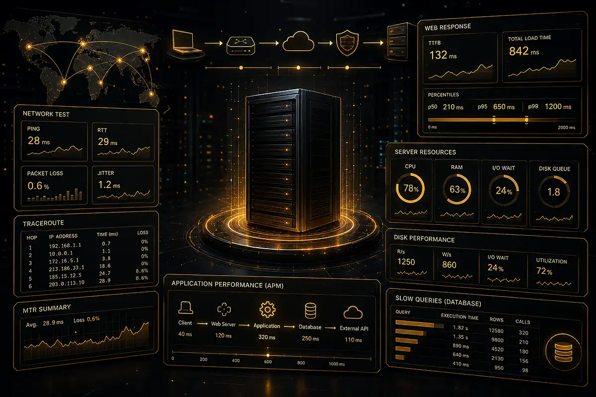 تاثیر عوامل بر Latency