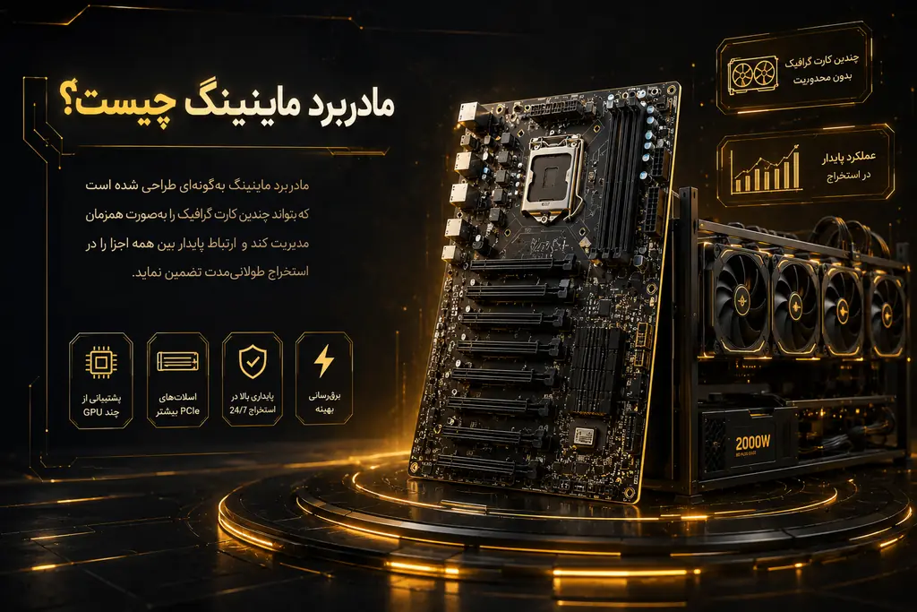مشخصات مهم مادربرد مناسب ماینینگ