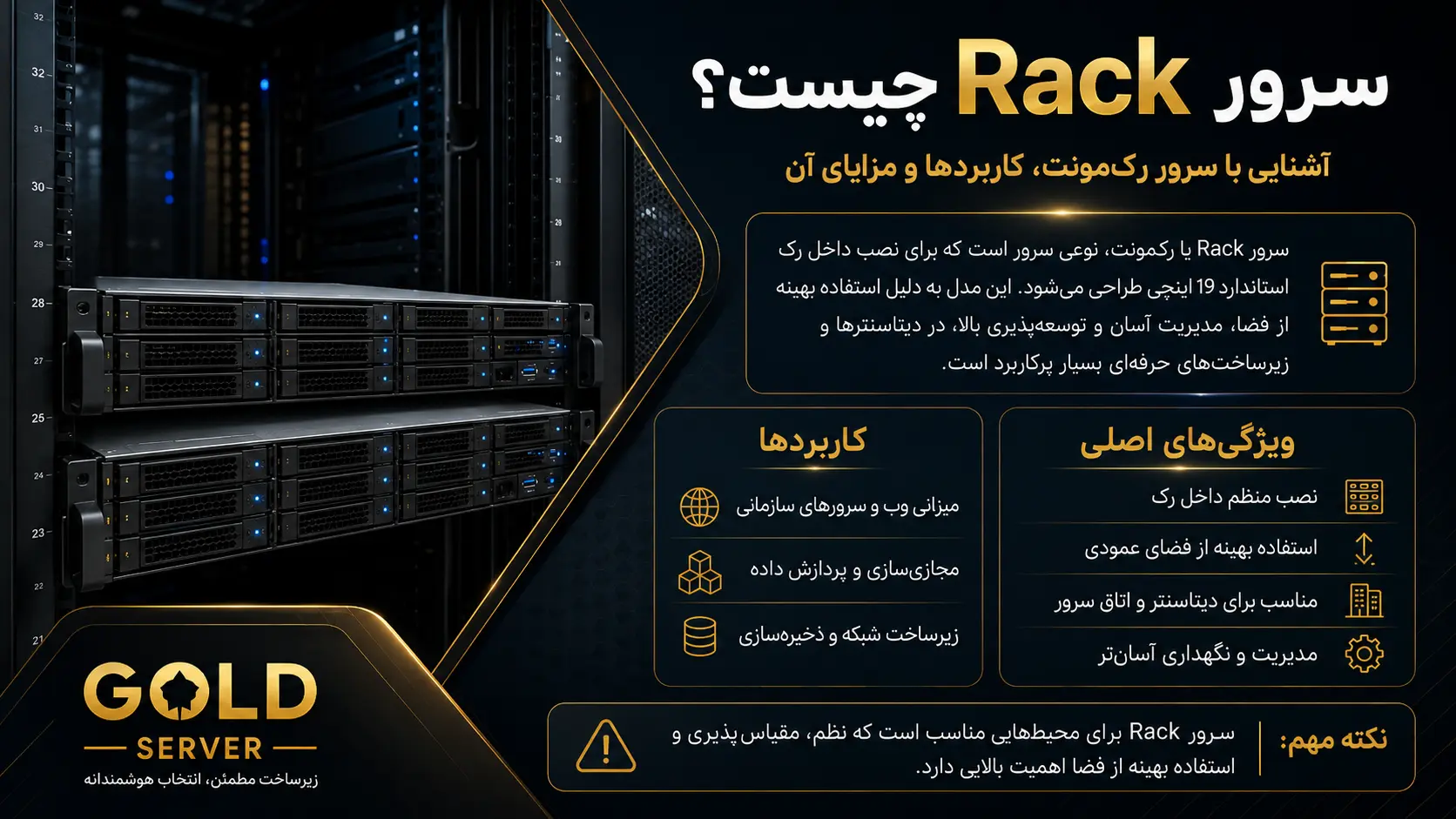 سرور Rack چیست