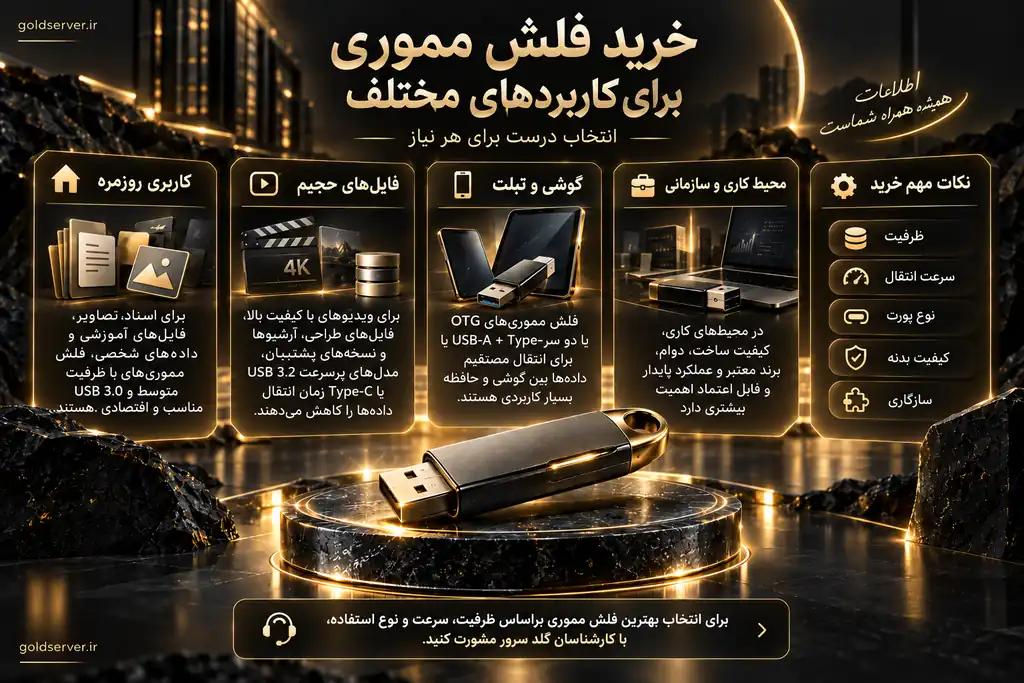 خرید فلش مموری برای کاربردهای مختلف
